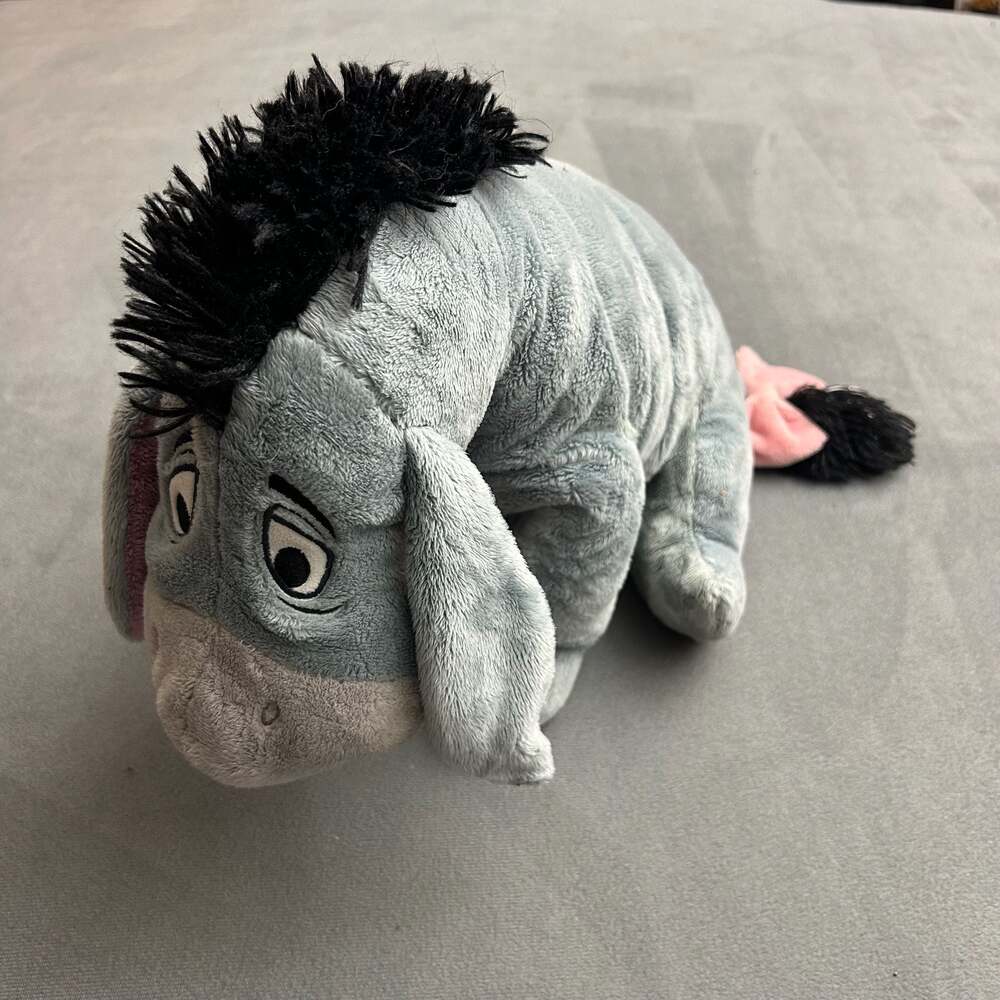 DISNEY PARKS Plush Eeyore With Detach Tail Plush 15" Winnie The Pooh Stuffed